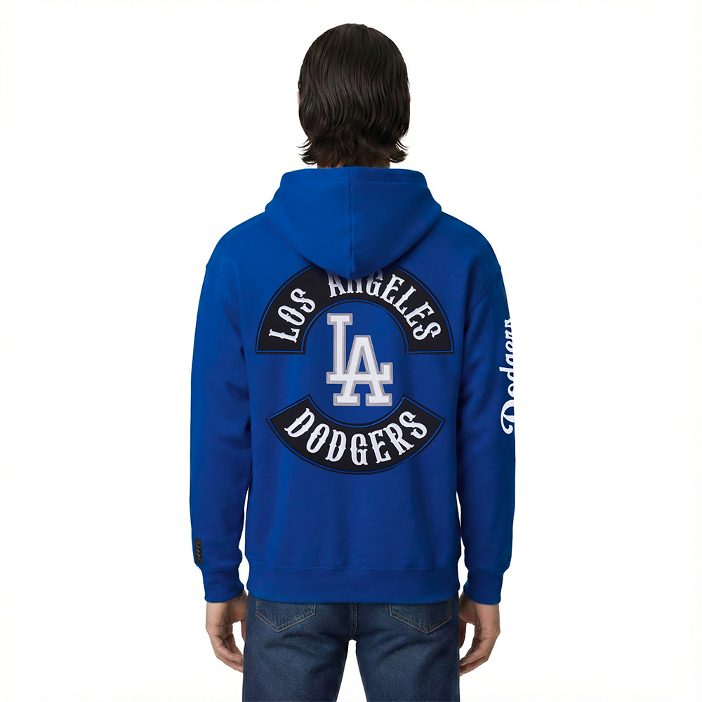 MLB LOS ANGELES DODGERS BORN FOR SPORT MEN'S FLC PO HOODIE (DODGER BLUE)