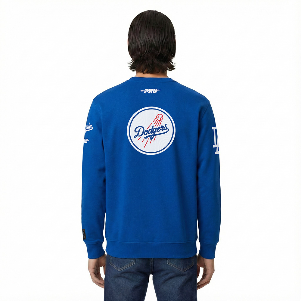 MLB LOS ANGELES DODGERS CITY ARCH MEN'S FLC CREWNECK (DODGER BLUE)