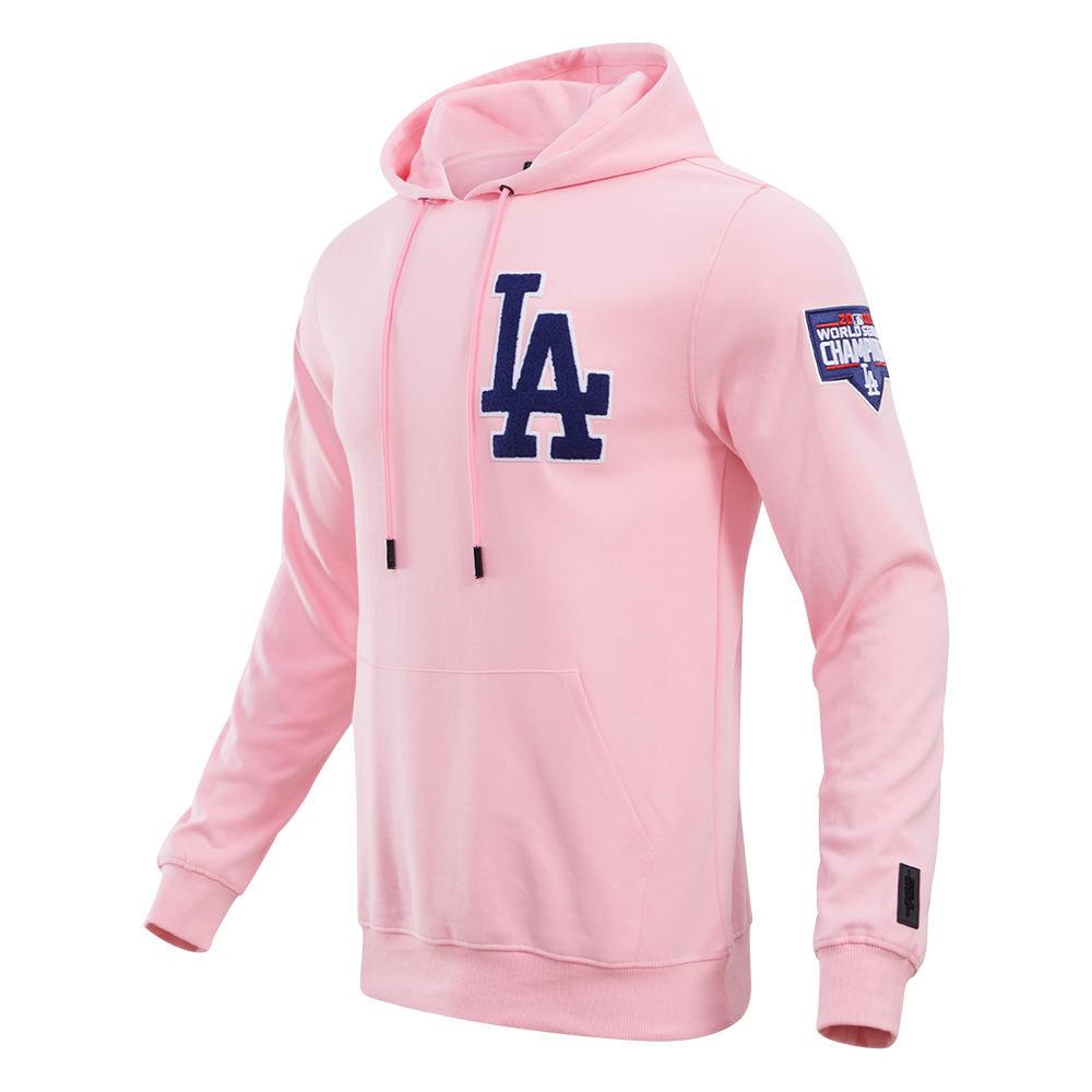 LOS ANGELES DODGERS CLASSIC CHENILLE DK PO HOODIE (PINK) – Pro