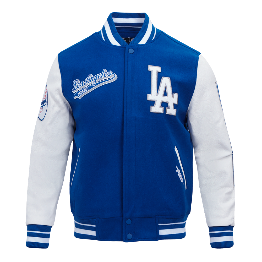 MLB LOS ANGELES DODGERS SCRIPT TAIL MEN'S RIB WOOL VARSITY (DODGER BLU ...