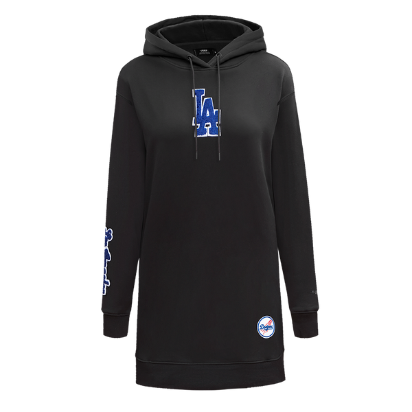 LOS ANGELES DODGERS CLASSIC FLC HOODIE DRESS (WHITE) – Pro Standard