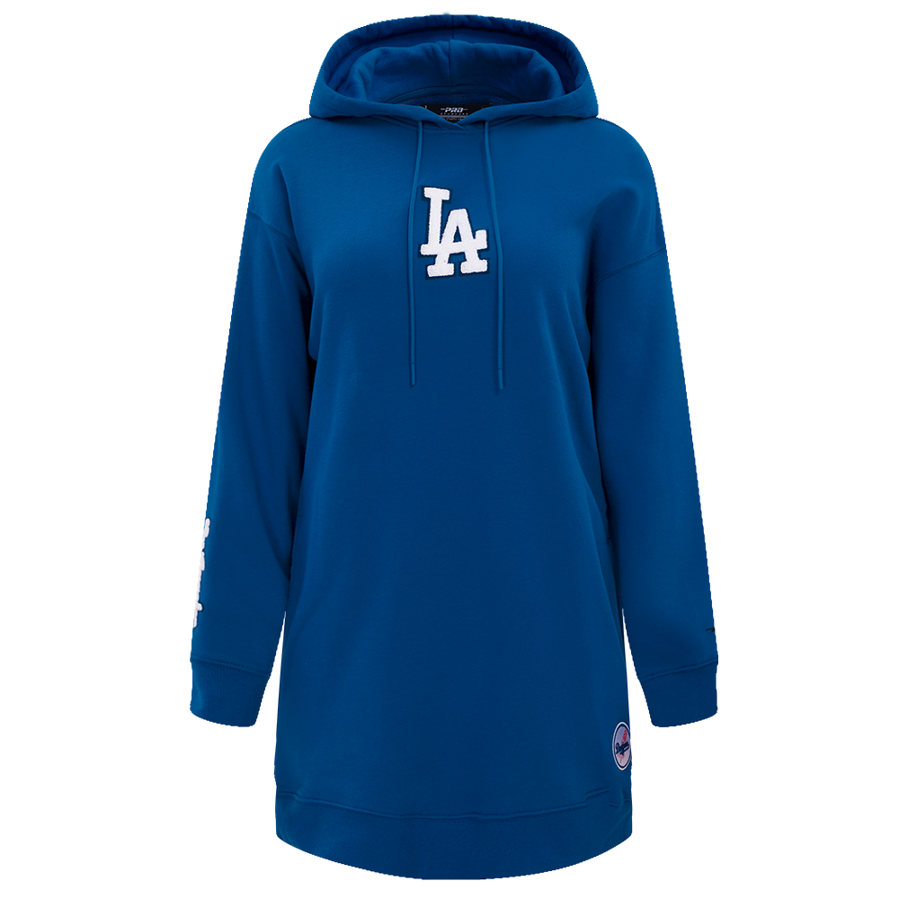 MLB LOS ANGELES DODGERS CLASSIC WOMEN'S HOODIE DRESS (DODGER BLUE)