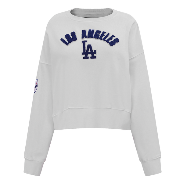 MLB LOS ANGELES DODGERS CLASSIC WOMEN S CREWNECK WHITE Pro Standard