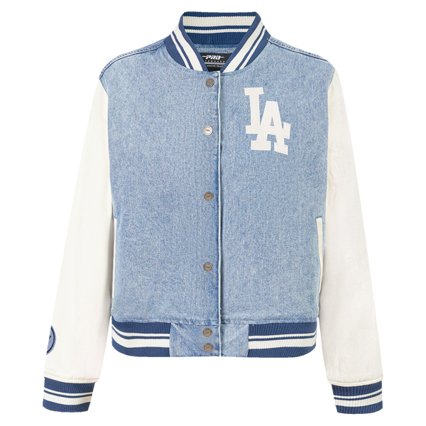 MLB LOS ANGELES DODGERS VARSITY BLUES WOMEN'S DENIM VARSITY MLB LOS ANGELES DODGERS VARSITY BLUES WOMEN'S DENIM VARSITY