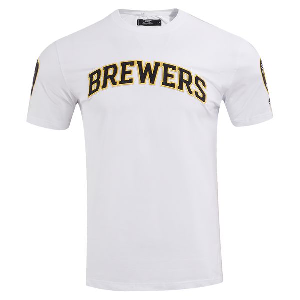 MILWAUKEE BREWERS CLASSIC CHENILLE SJ TEE (WHITE) – Pro Standard