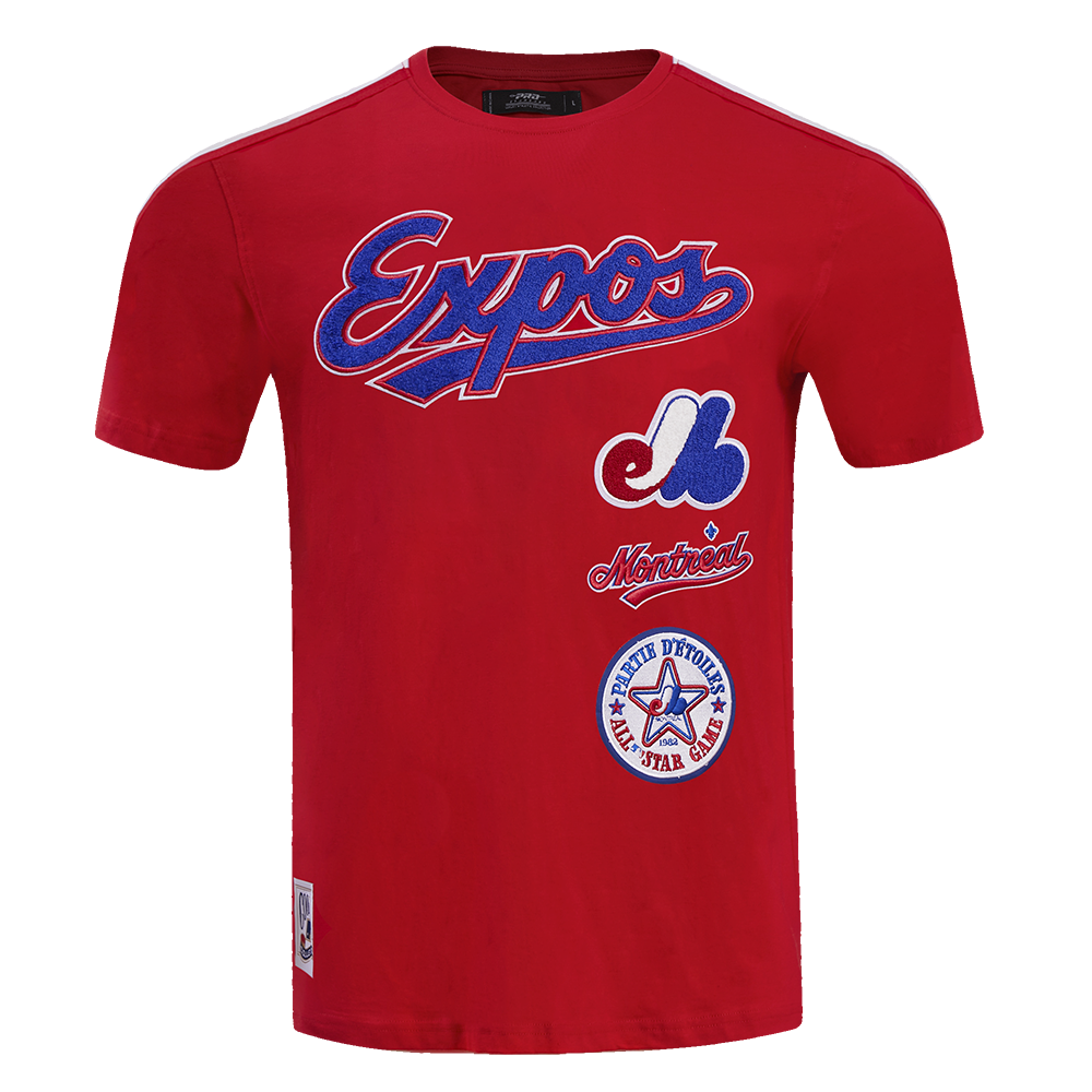 MLB MONTREAL EXPOS RETRO CLASSIC MEN'S STRIPED TOP (RED)