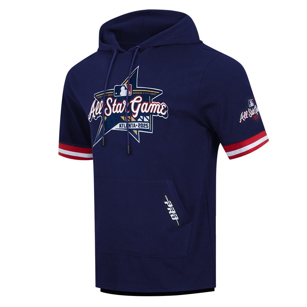 MLB ALL STAR 2025 MEN'S SS PO HOODIE (MIDNIGHT NAVY/RED)