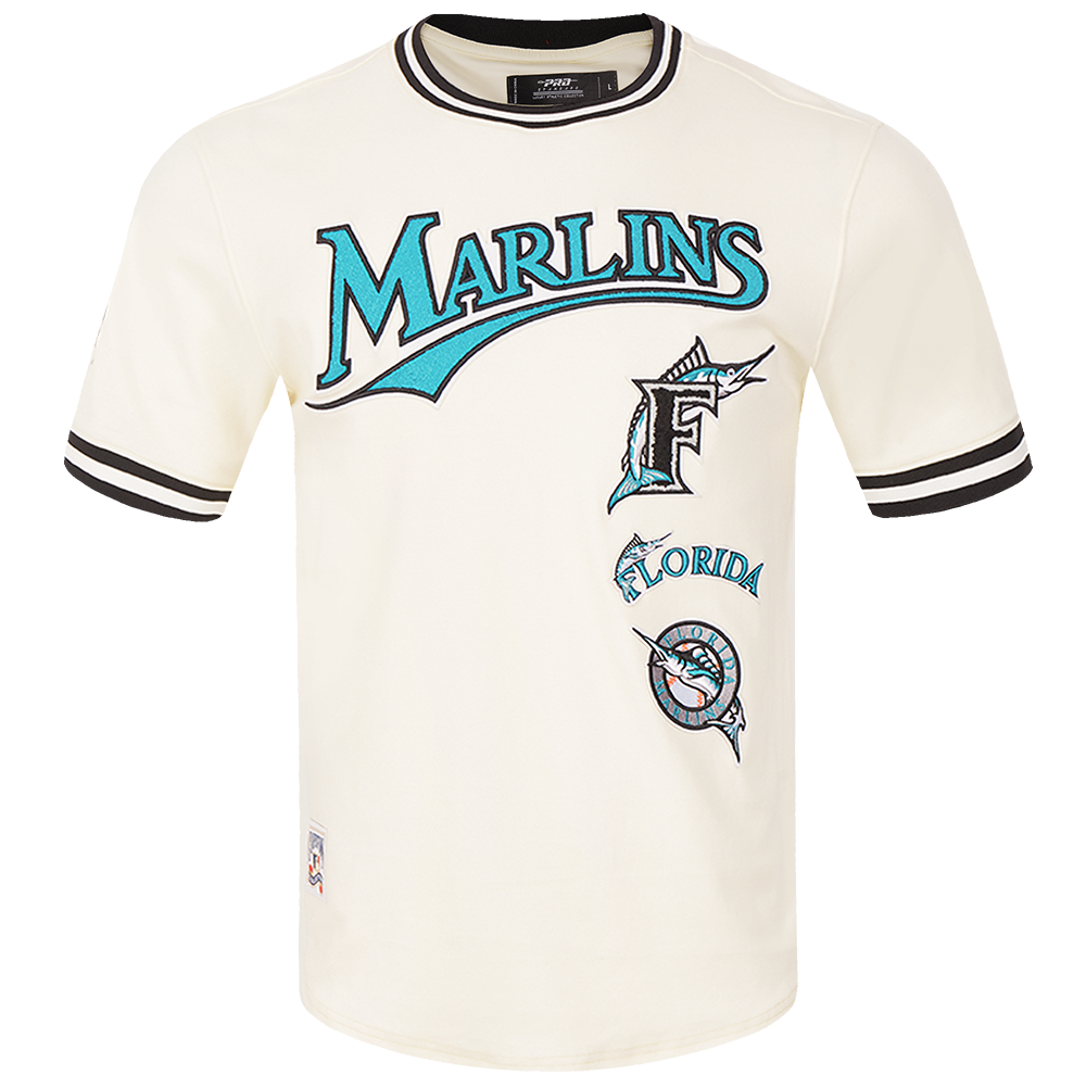 MLB FLORIDA MARLINS RETRO CLASSIC MEN S TOP EGGSHELL BLACK Pro Standard