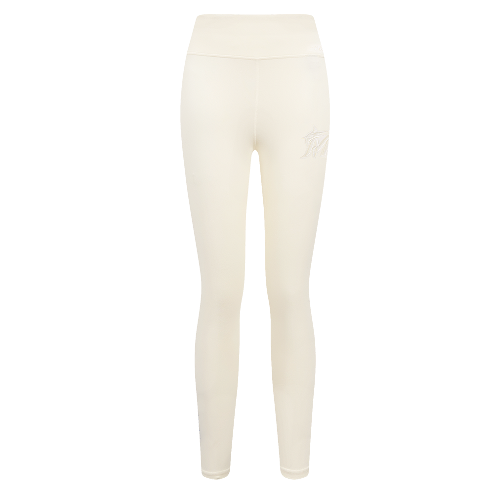 MLB MIAMI MARLINS NEUTRAL WOMEN'S JERSEY LEGGING (EGGSHELL)