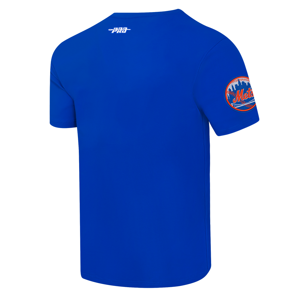 MLB NEW YORK METS TEAM BADGE MEN'S WM SJ TEE (ROYAL BLUE)