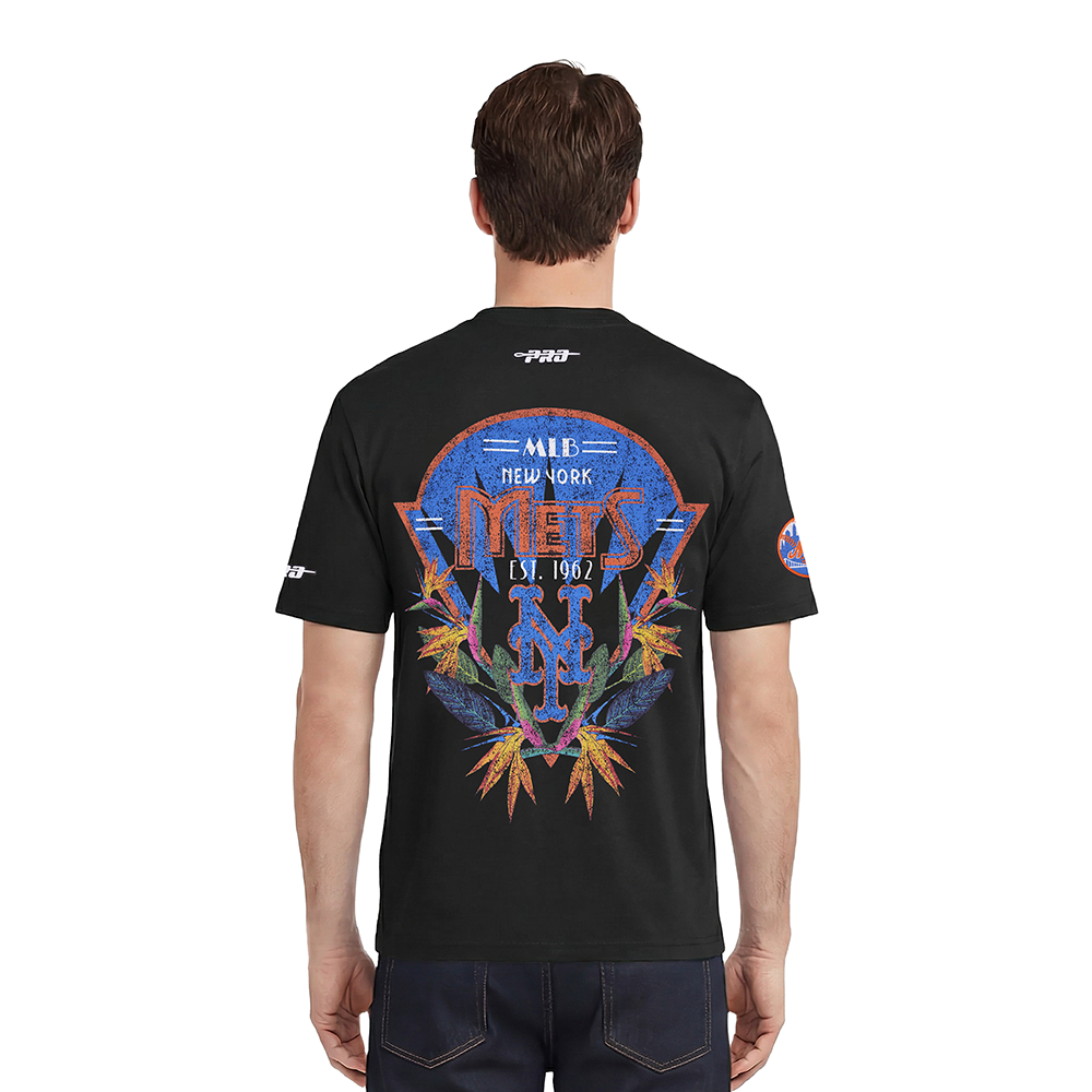 MLB NEW YORK METS PARADISE MEN'S S/S TEE (BLACK)