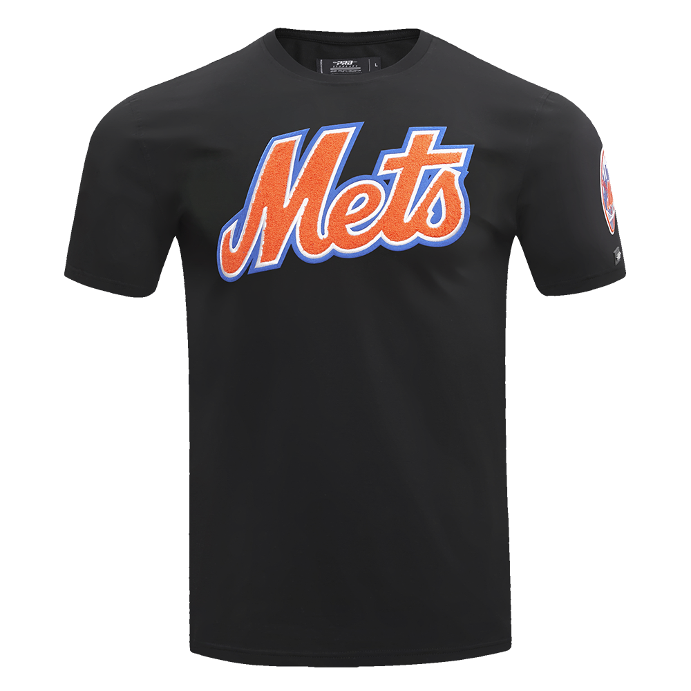 Pro Standard Mens MLB New York Mets Retro Classic Sj Striped Crew Neck T-Shirt LNM135553-ERB Eggshell/ Royal Blue 2XL