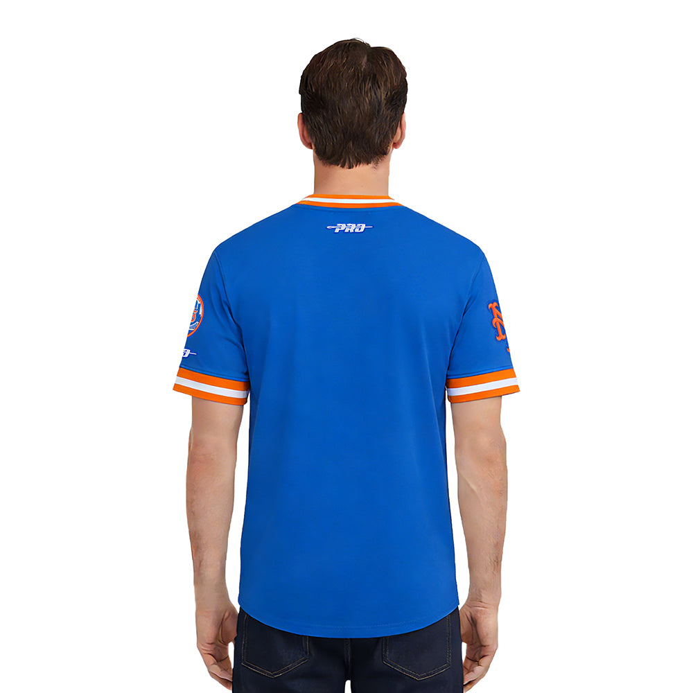 MLB NEW YORK METS CLASSIC CHENILLE MEN'S DK TOP (ROYAL BLUE/ORANGE)