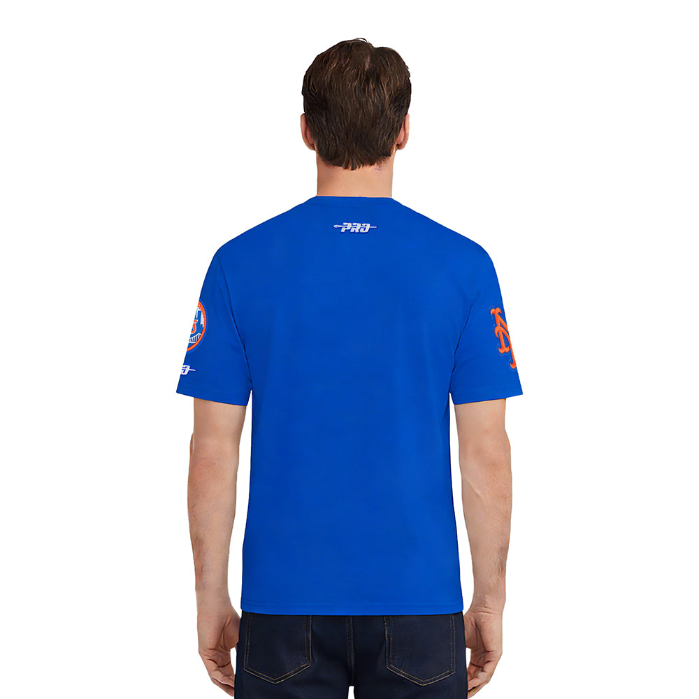 MLB NEW YORK METS CLASSIC CHENILLE MEN'S S/S TEE (ROYAL BLUE)