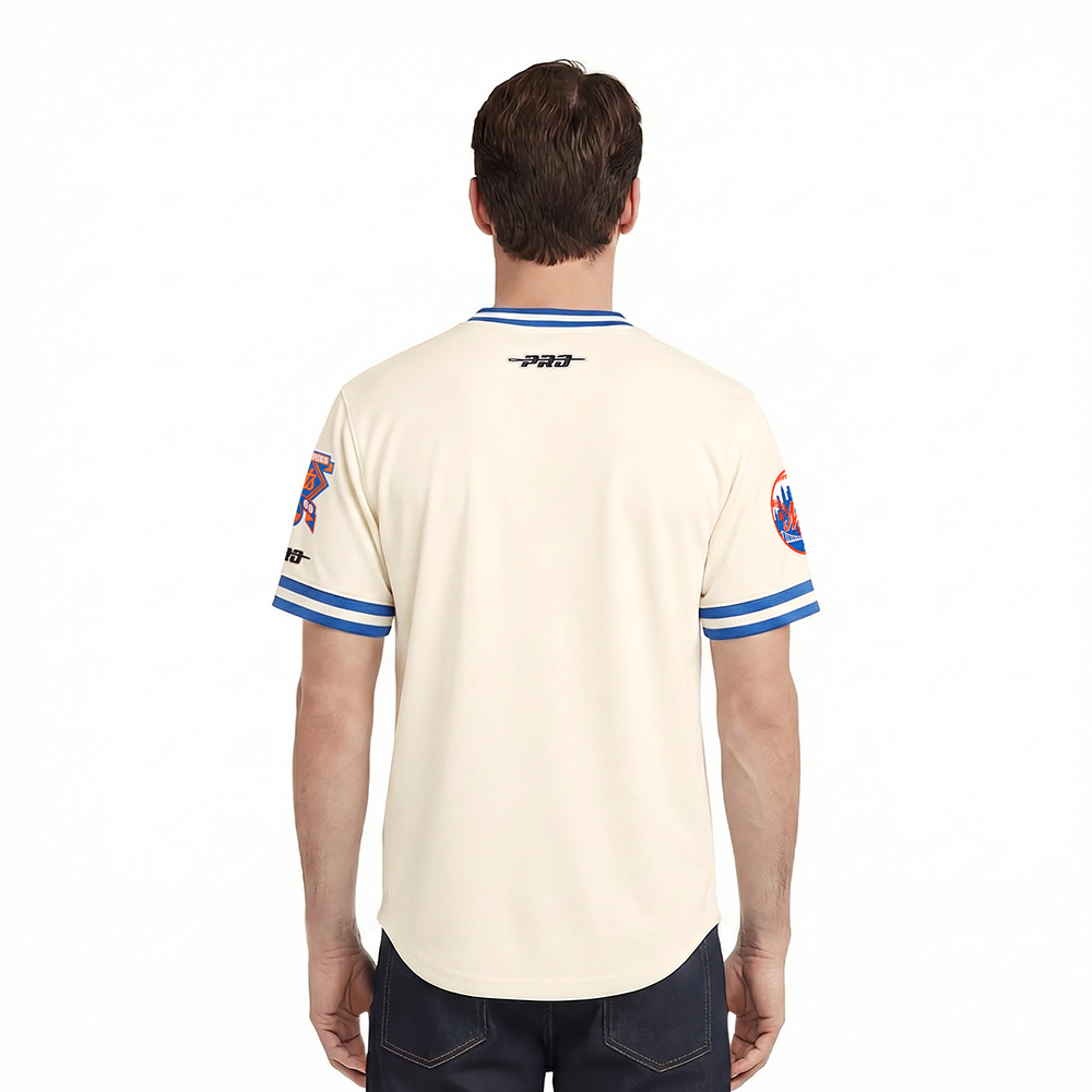 MLB NEW YORK METS RETRO CLASSICS MEN'S DK TOP (EGGSHELL/ROYAL BLUE)