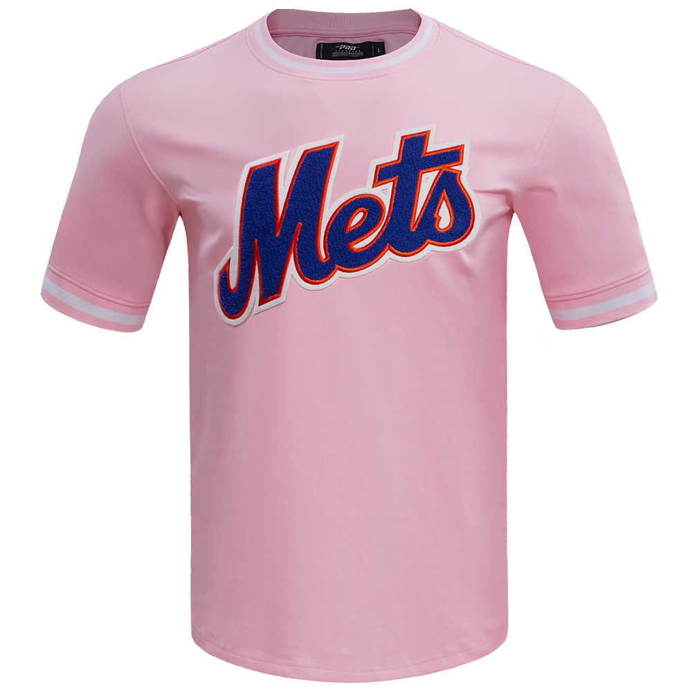 NEW YORK METS CLASSIC CHENILLE DK TEE (PINK)