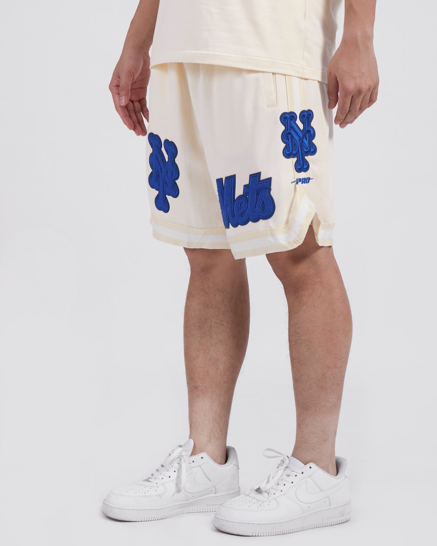 MLB NEW YORK METS TRIPLE TONAL WOVEN SHORT (EGGSHELL)