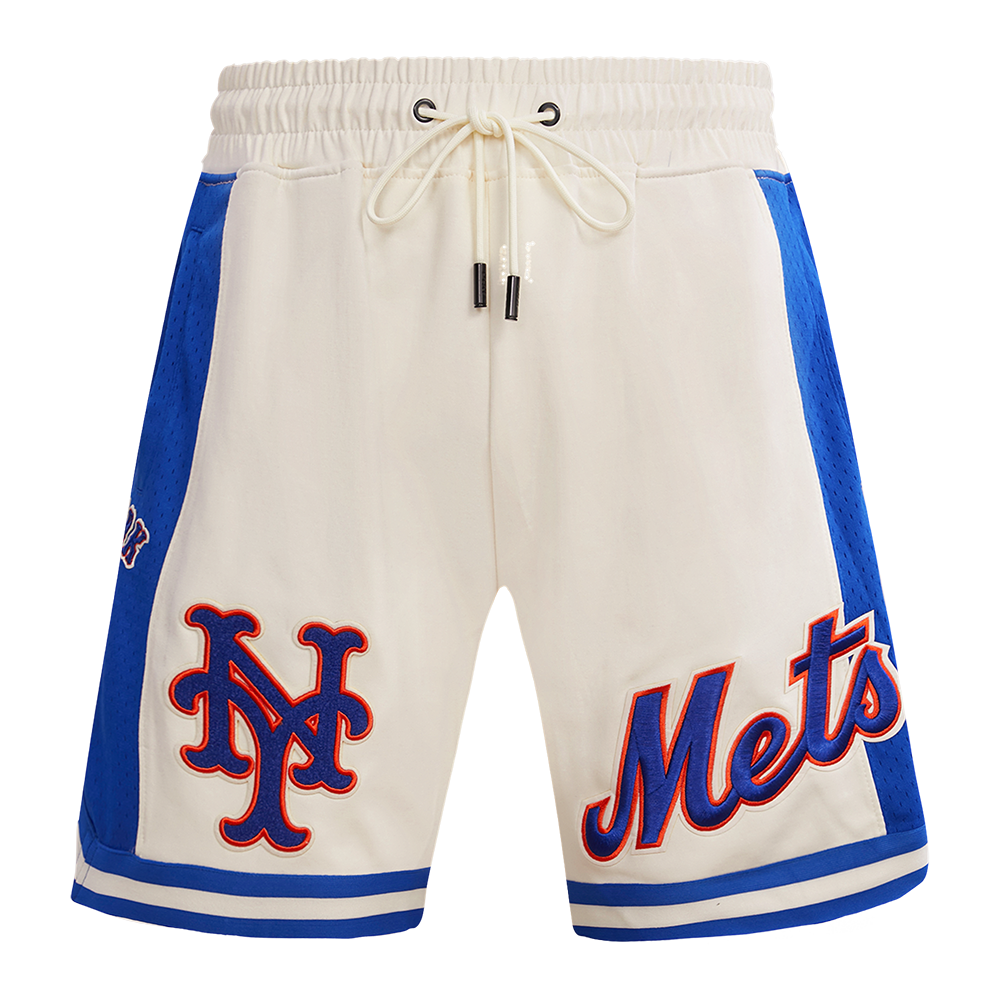 MLB NEW YORK METS RETRO CLASSIC MEN'S 2.0 SHORT (EGGSHELL/ ROYAL BLUE)