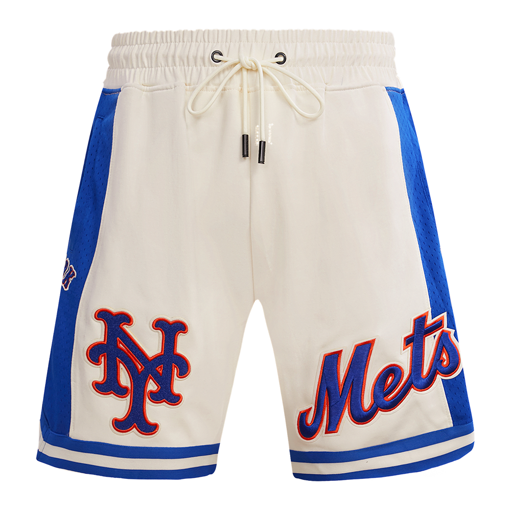 NEW YORK METS RETRO CLASSIC RIB WOOL VARSITY JACKET (EGGSHELL/ ROYAL BLUE)