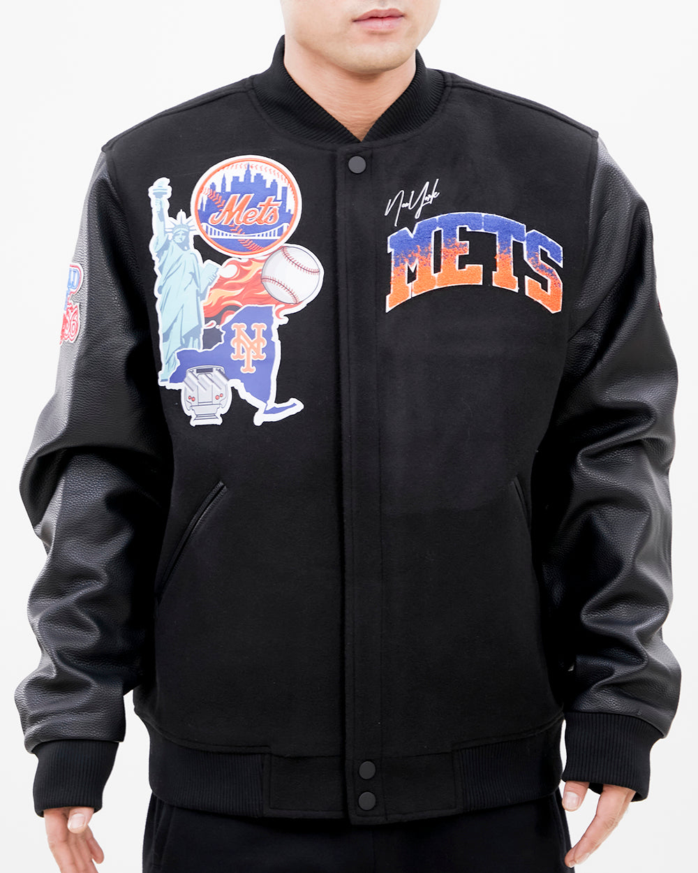 Product Detail  MITCHELL & NESS WOOL LEATHER VARSITY JACKET