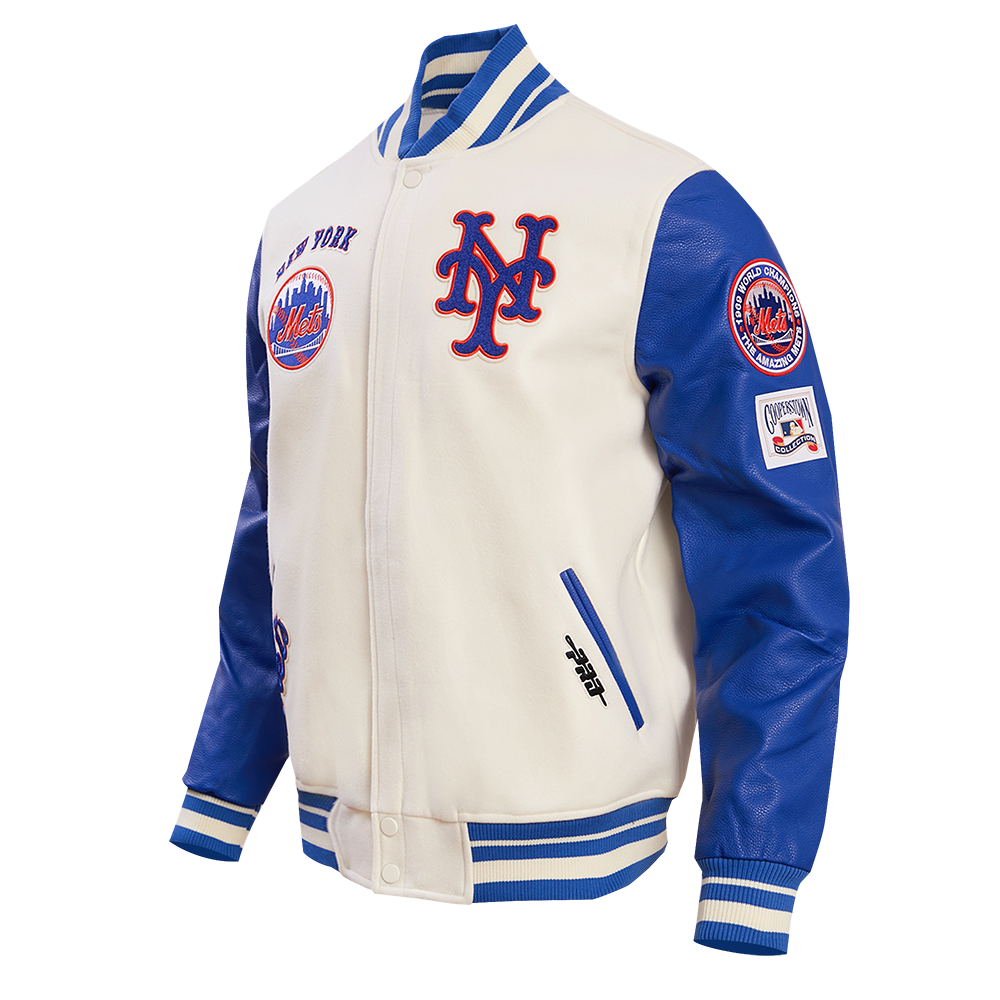 New York Yankees Jacket Men 2XL Mitchell Ness Blue Leather MLB Vintage 80s  USA
