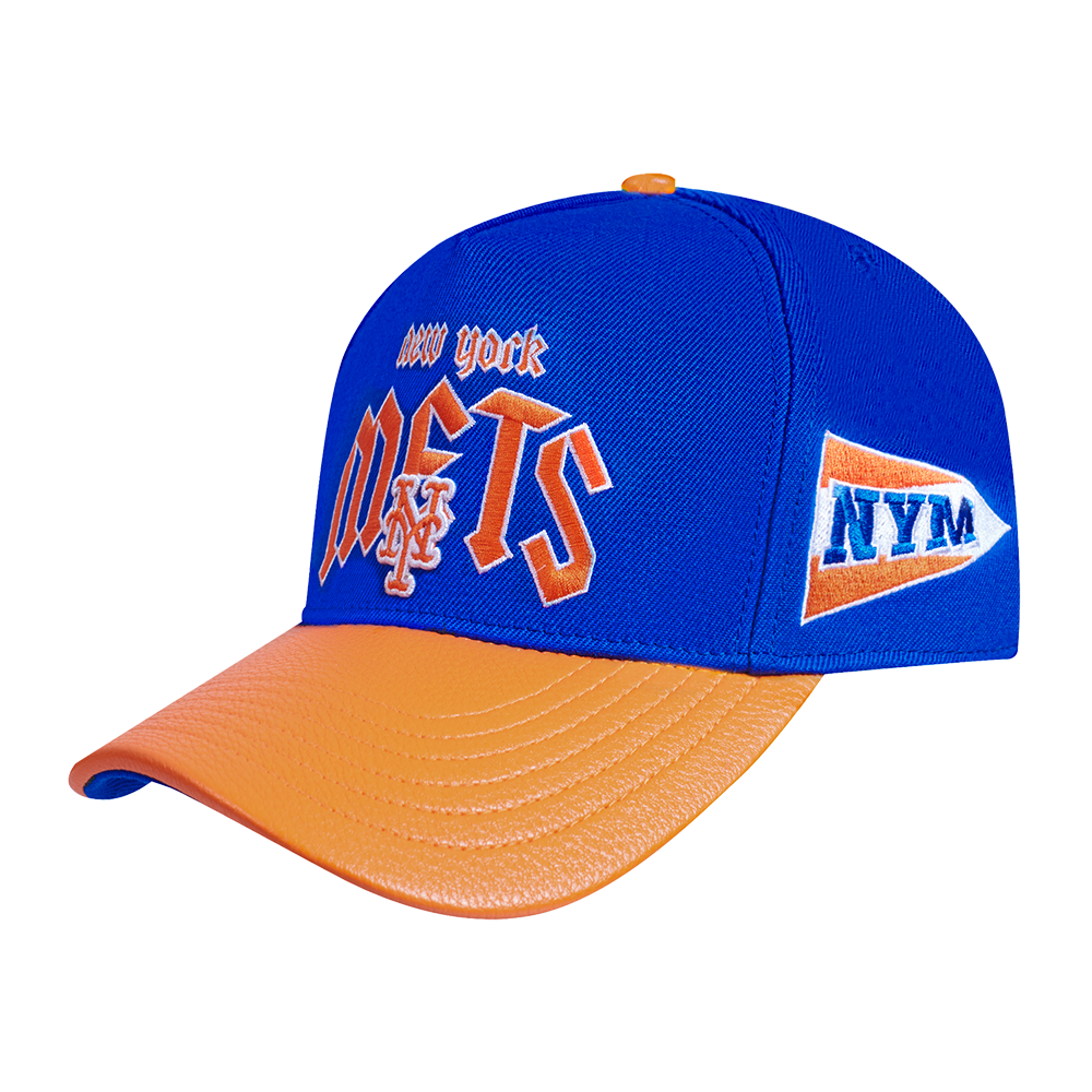 MLB NEW YORK METS CITY TOUR CURVED STRAPBACK HAT (ROYAL BLUE)