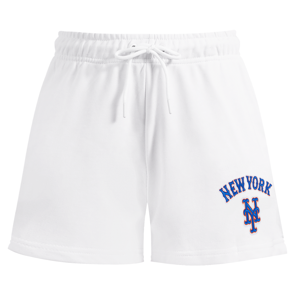 MLB NEW YORK METS CLASSIC WOMEN'S FLEECE SHORT (WHITE)
