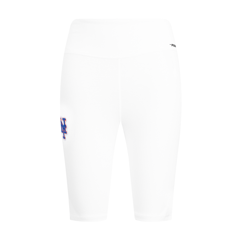 MLB NEW YORK METS CLASSIC WOMEN'S COTTON BIKE SHORT (WHITE)