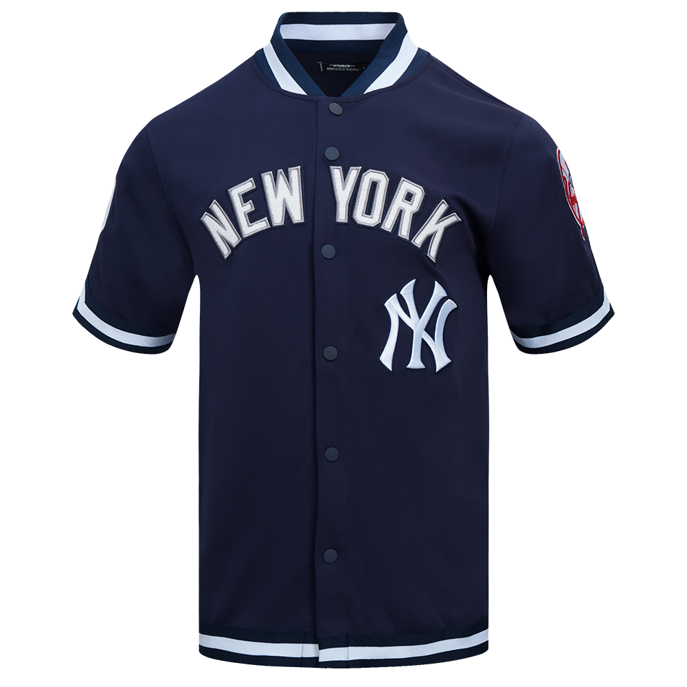 MLB NEW YORK YANKEES CLASSIC MEN S WARM UP JACKET MIDNIGHT NAVY Pro Standard