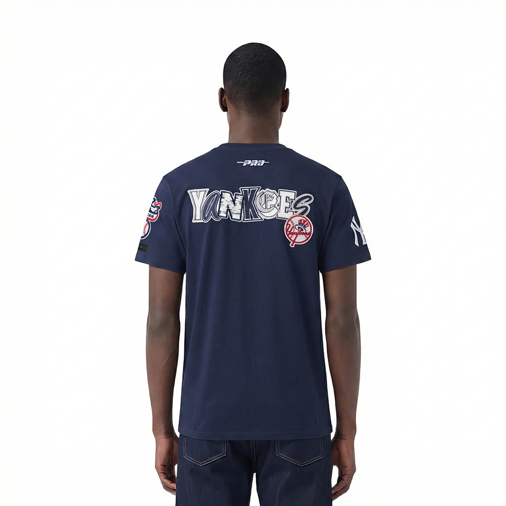 MLB NEW YORK YANKEES CITY RANSOM MEN'S SINGLE JERSEY TEE (MIDNIGHT NAVY)