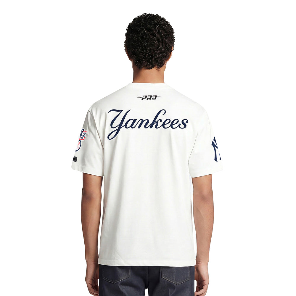 MLB NEW YORK YANKEES CITY RANSOM MEN'S SINGLE JERSEY TEE (WHITE)