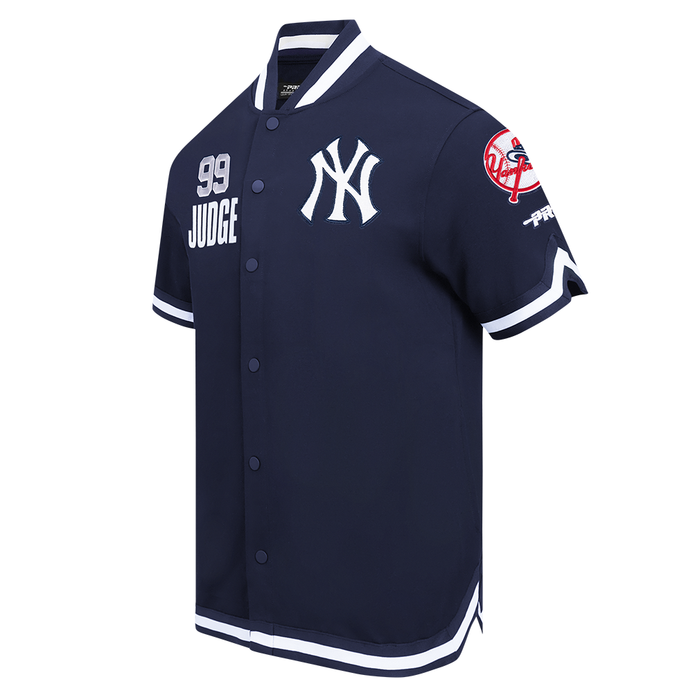 MLB NEW YORK YANKEES AARON JUDGE #99 CLASSIC MEN'S WARM UP JACKET (MIDNIGHT NAVY)