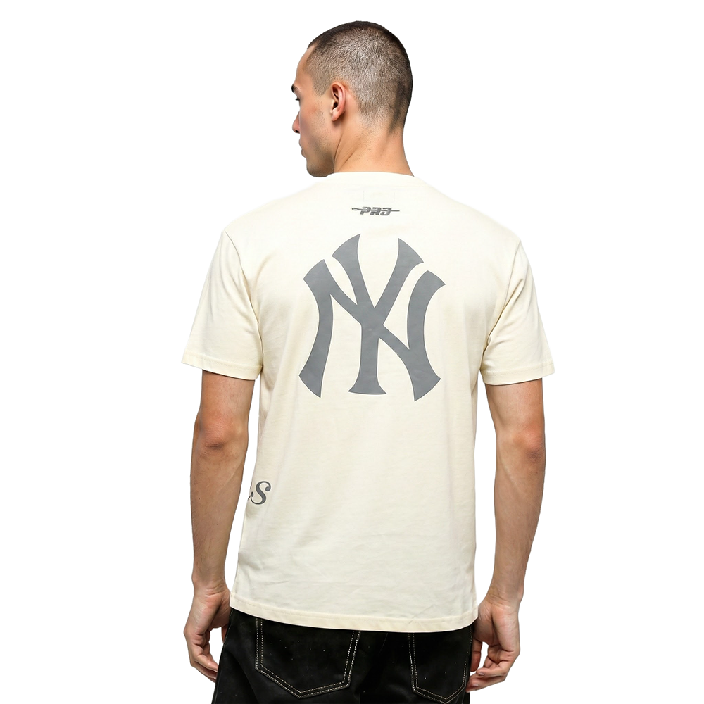 NEW YORK YANKEES STREET TEAM MEN'S CJ DROP SHOULDER TEE (EGGSHELL)