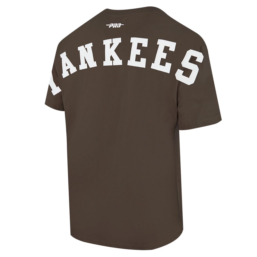 MLB NEW YORK YANKEES WINGSPAN MEN'S CJ DROP SHOULDER TEE (BROWN)
