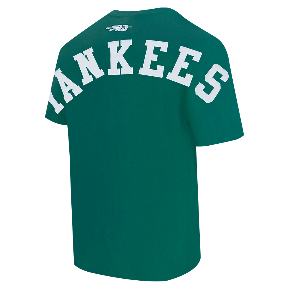 MLB NEW YORK YANKEES WINGSPAN MEN'S CJ DROP SHOULDER TEE (FOREST GREEN)