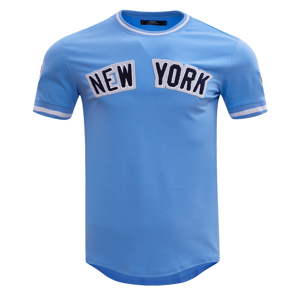 blue new york yankees shirt