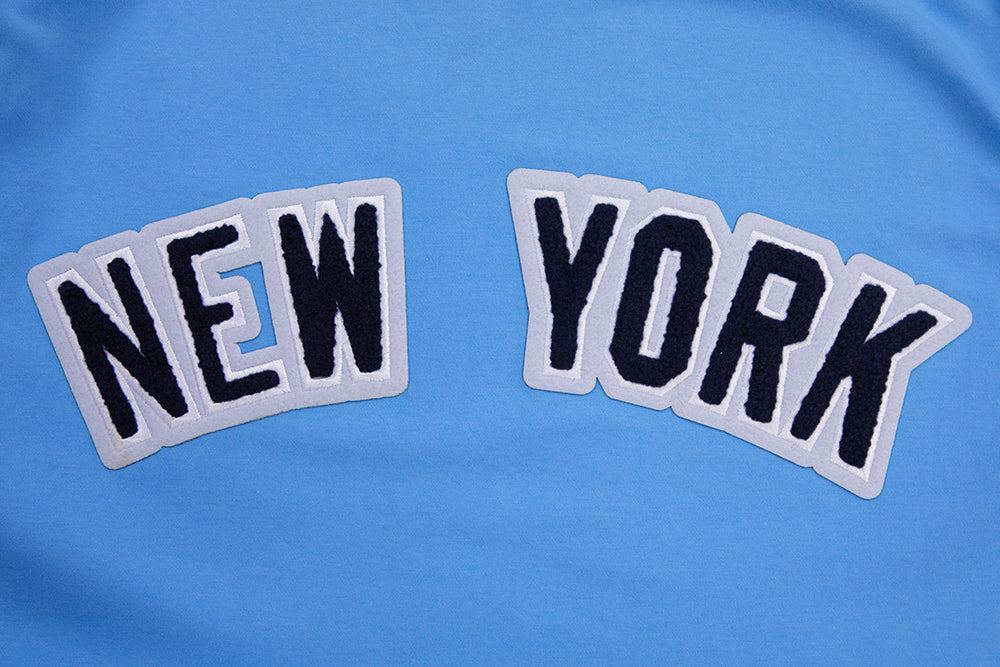 NEW YORK YANKEES CLASSIC CHENILLE DK TEE (UNIVERSITY BLUE) – Pro Standard
