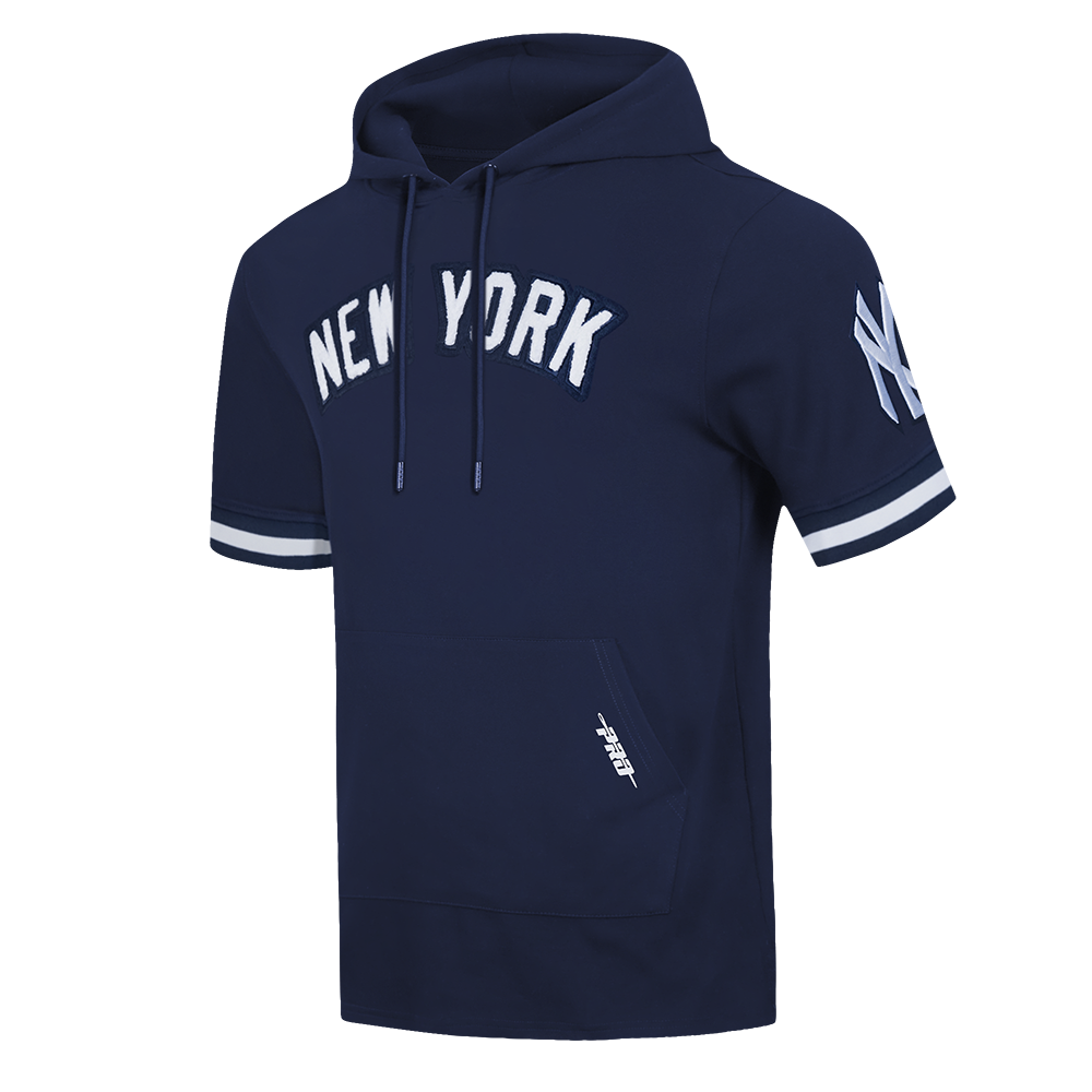 MLB NEW YORK YANKEES CLASSIC CHENILLE MEN'S PULLOVER HOODIE  (MIDNIGHT NAVY)