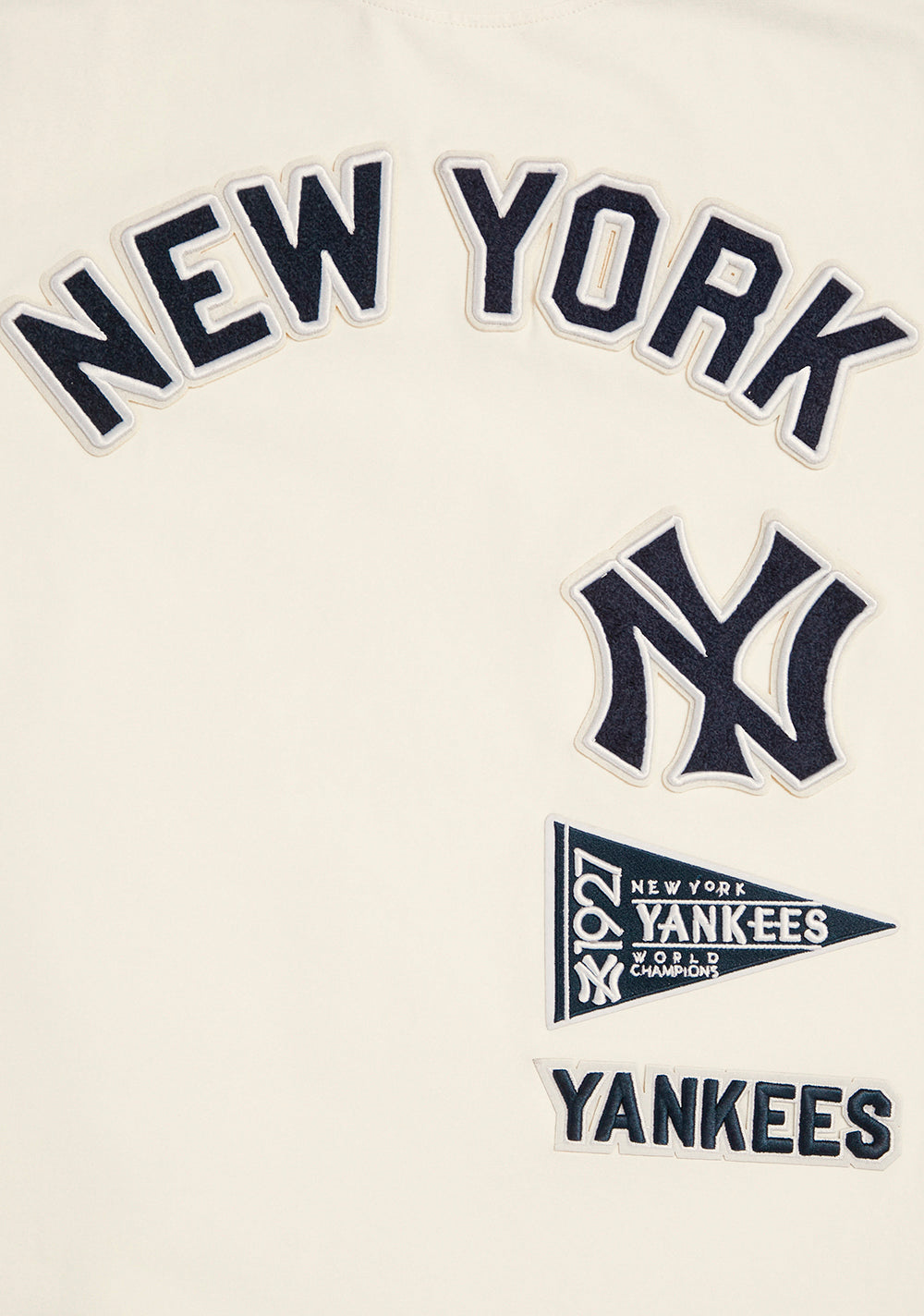 MLB NEW YORK YANKEES RETRO CLASSIC MEN´S STRIPED TEE (EGGSHELL