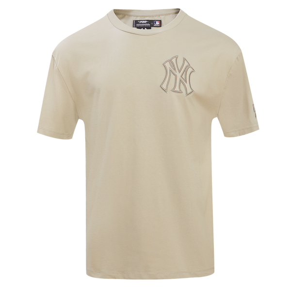 MLB NEW YORK YANKEES NEUTRAL DROP SHOULDER MEN´S TEE (TAUPE) – Pro