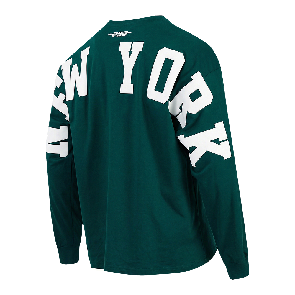 MLB NEW YORK YANKEES WINGSPAN MEN'S DROP SHOULDER LS TEE (FOREST GREEN)