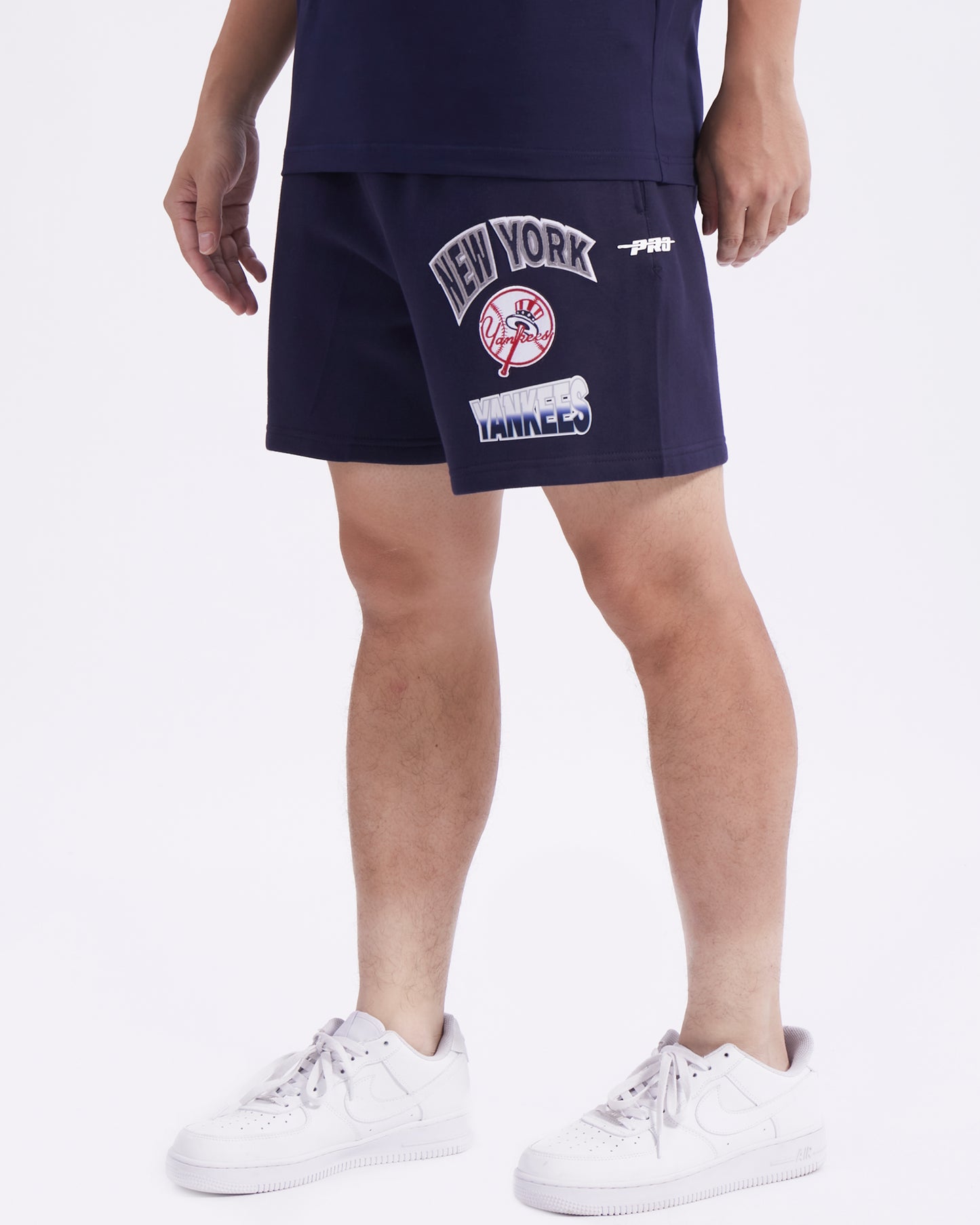 MLB NEW YORK YANKEES TURN IT UP MEN'S FLC SHORT (MIDNIGHT NAVY)