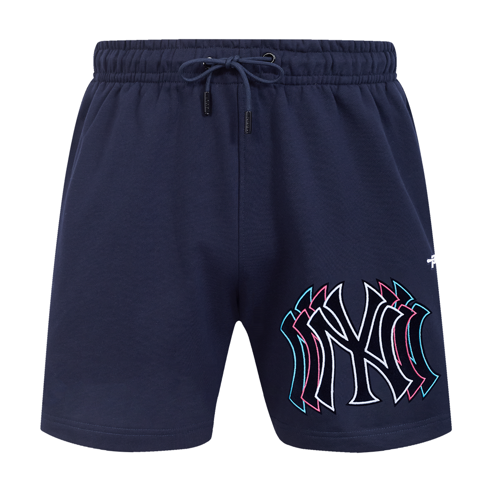 MLB NEW YORK YANKEES ECHO LOGO MEN'S FLEECE SHORT (MIDNIGHT NAVY)