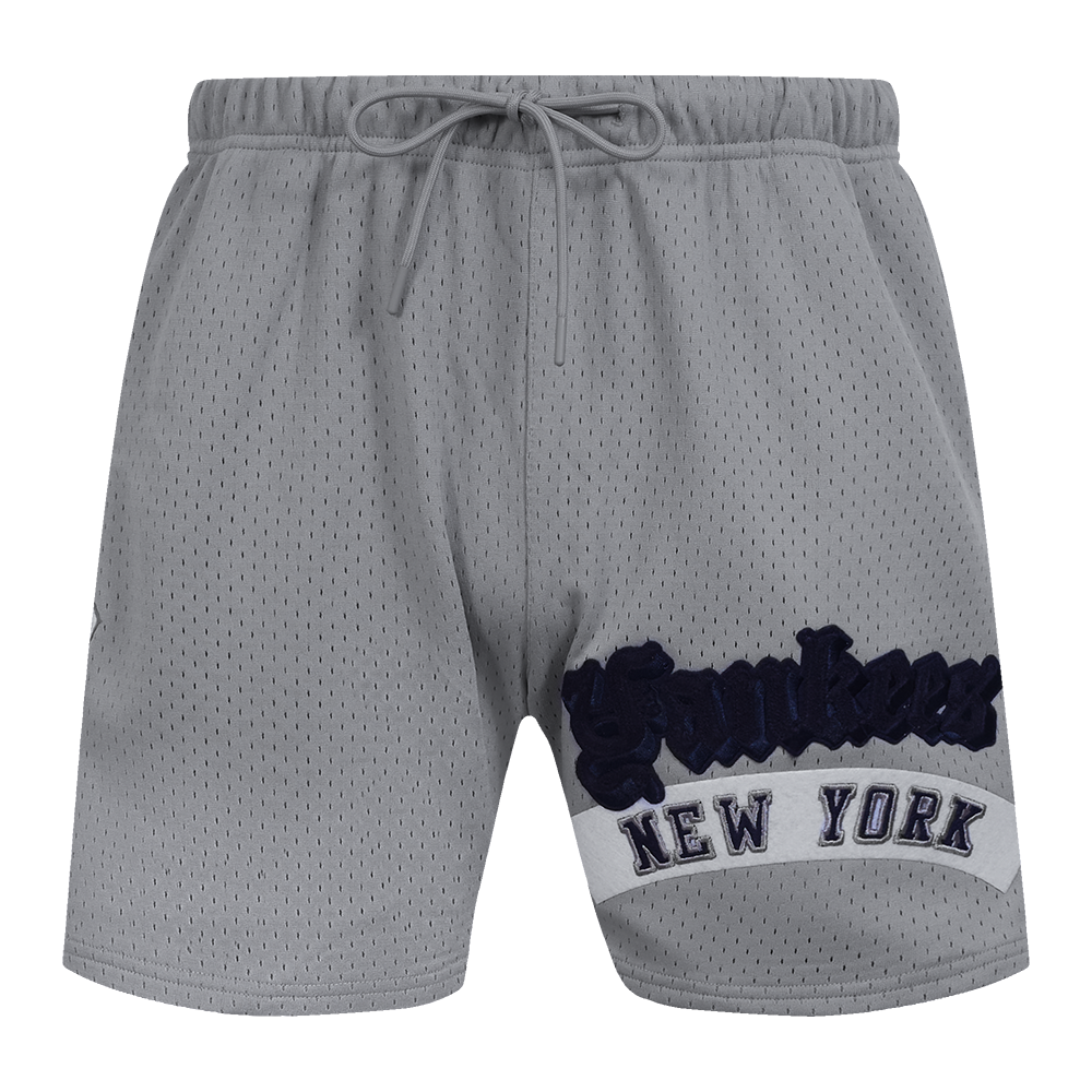 MLB NEW YORK YANKEES BEST OF MEN'S MESH SHORT (GRAY)