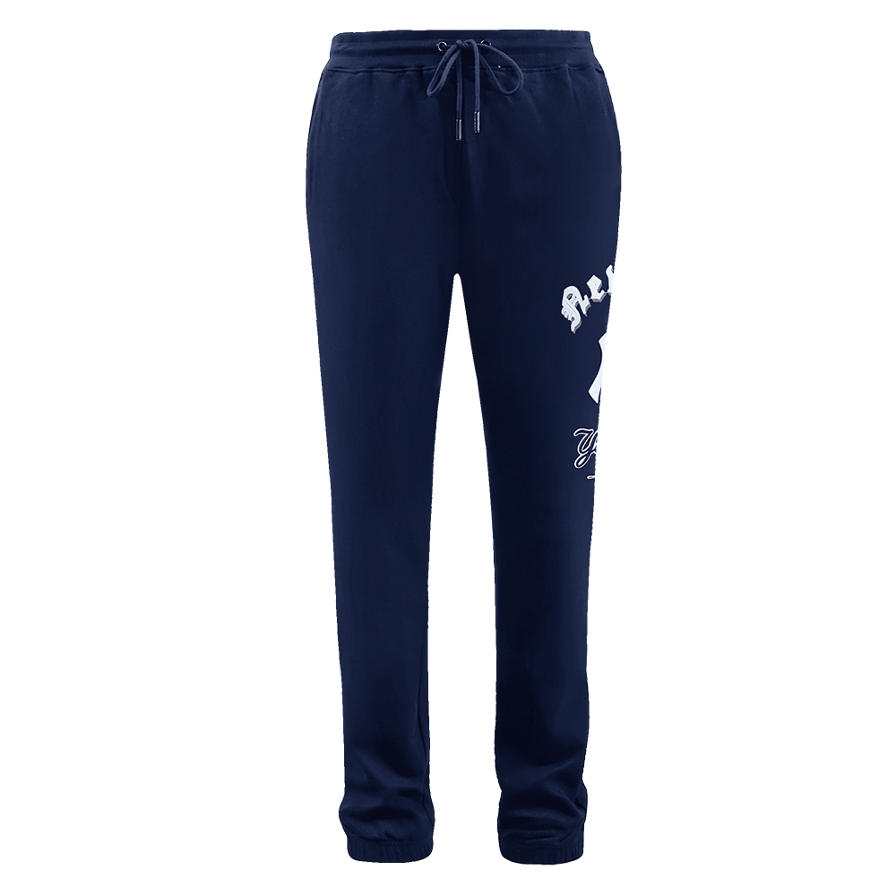 MLB NEW YORK YANKEES OLD ENGLISH MEN'S SWEATPANT (MIDNIGHT NAVY)