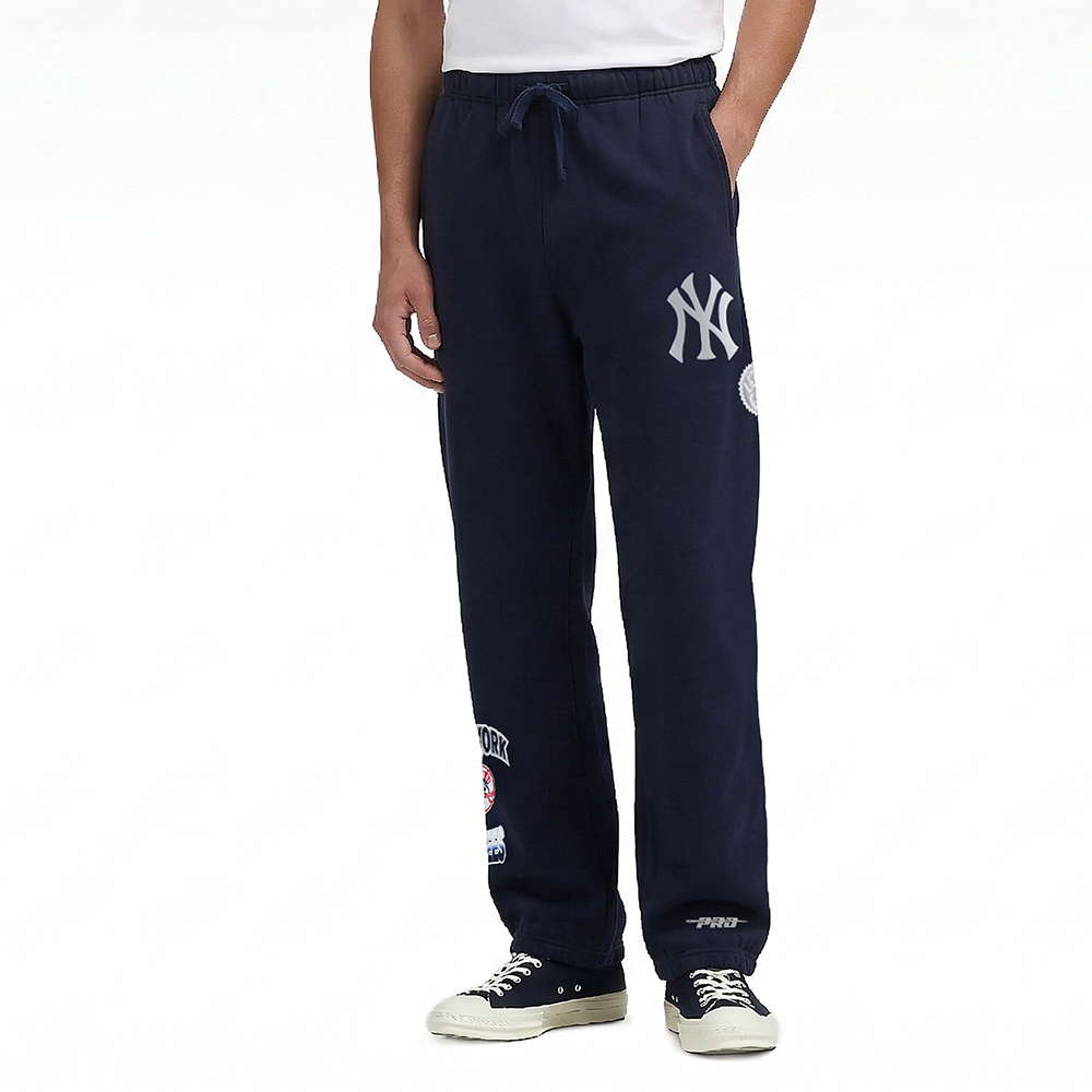 MLB NEW YORK YANKEES TURN IT UP MEN'S FLC SWEATPANT (MIDNIGHT NAVY)
