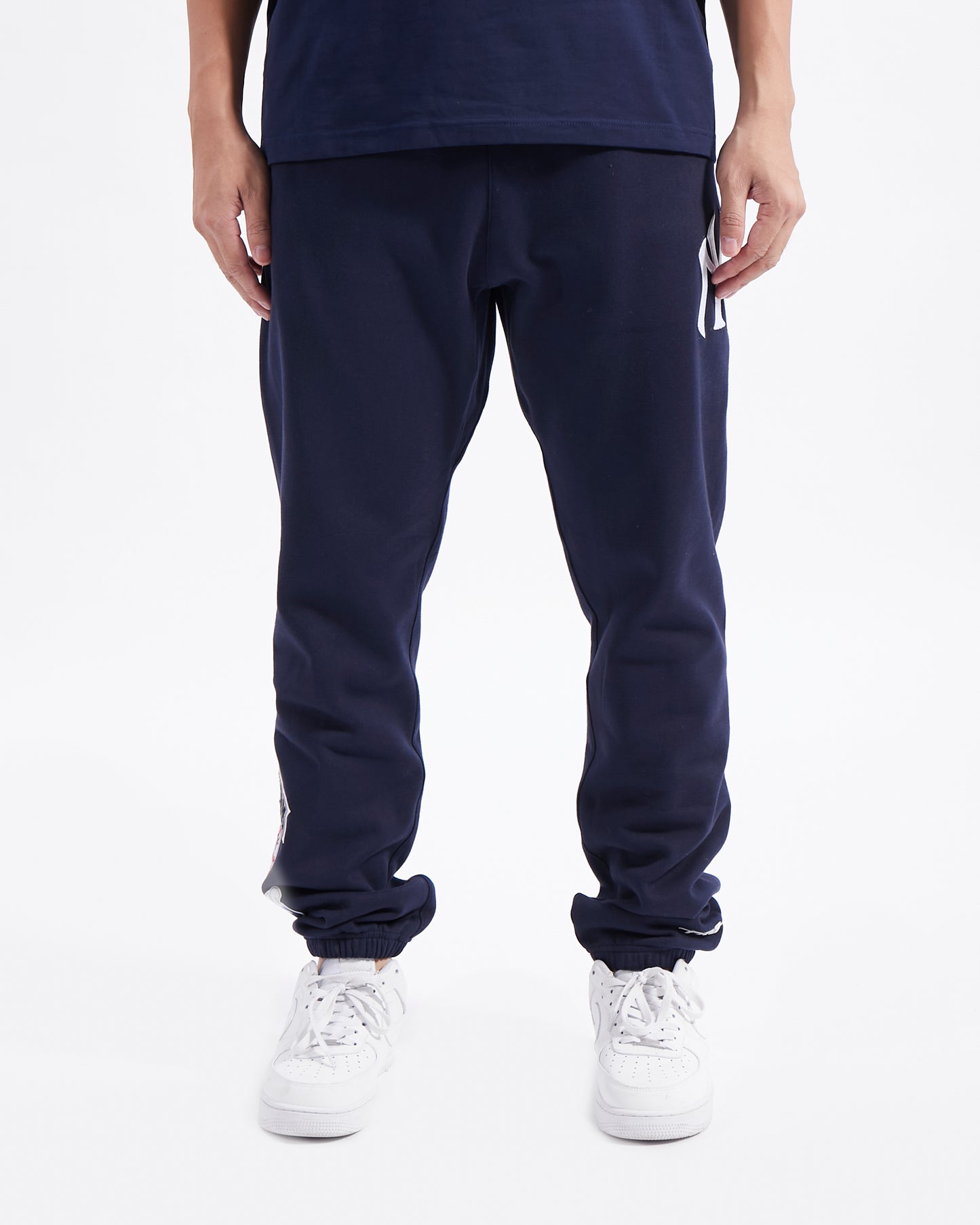 MLB NEW YORK YANKEES TURN IT UP MEN'S FLC SWEATPANT (MIDNIGHT NAVY)