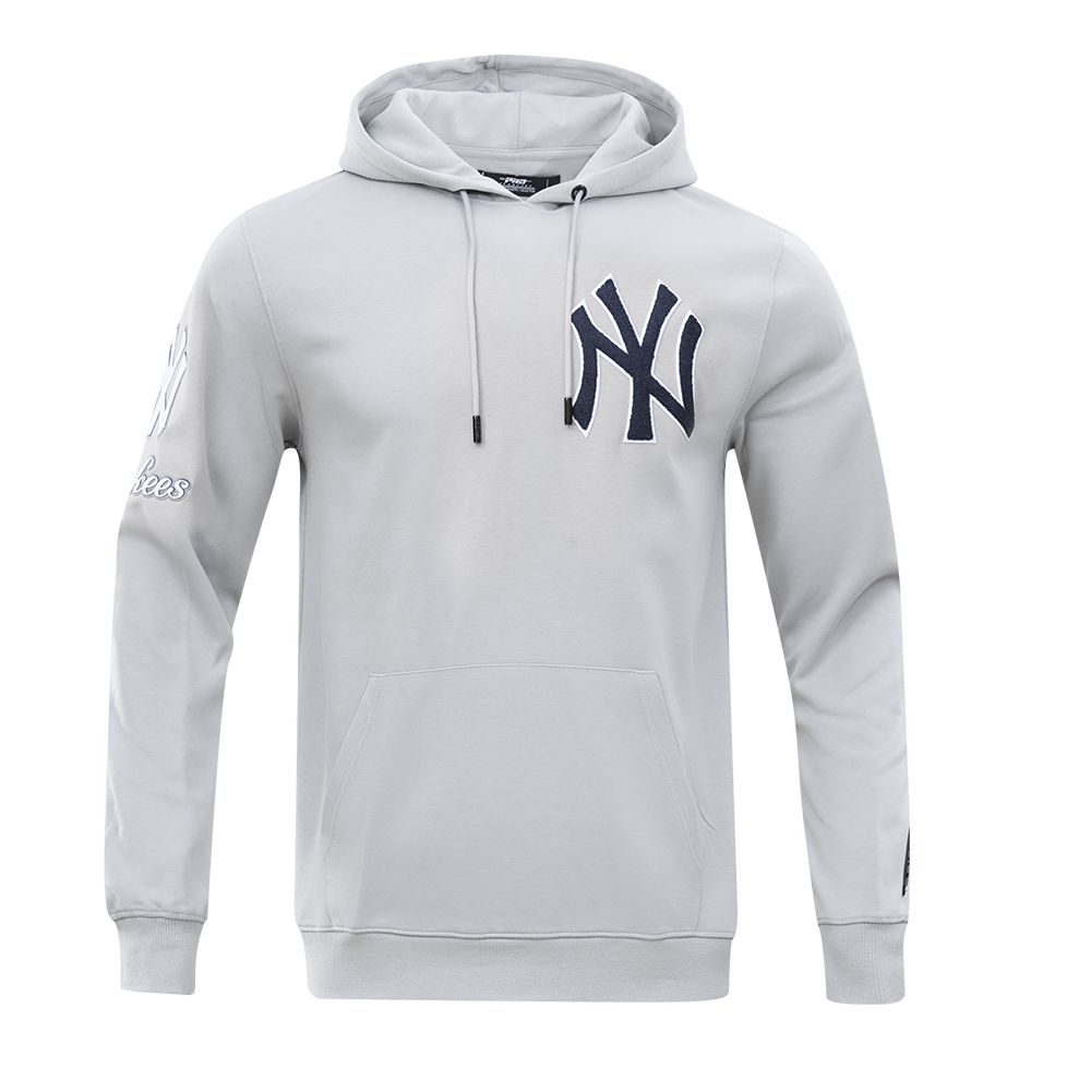 2009 NEW YORK YANKEES Gray PLAYOFF PULLOVER Majestic Size 2XL HOODIE &  CAP