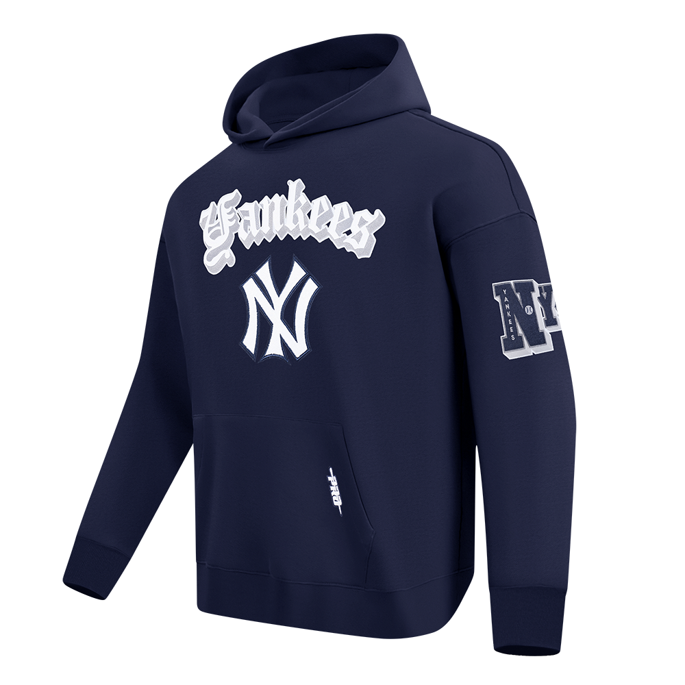 MLB NEW YORK YANKEES BEST OF MEN'S DROP SHOULDER PO HOODIE (MIDNIGHT NAVY)