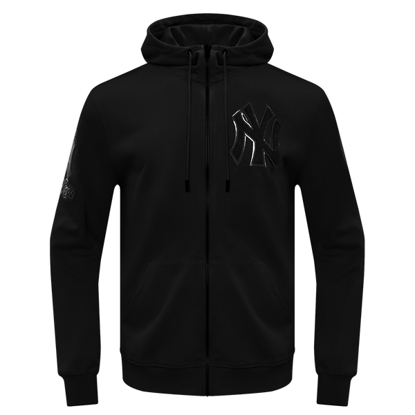 MLB NEW YORK YANKEES TRIPLE BLACK MEN S FZ PO HOODIE BLACK Pro Standard